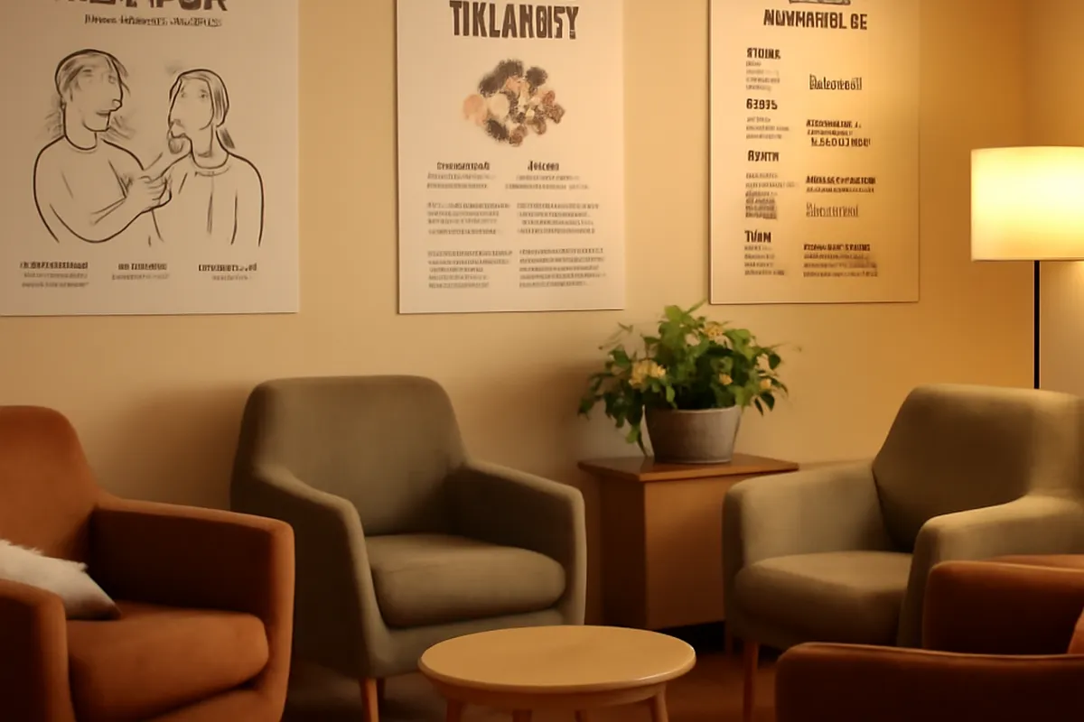 Psychologue clinicienne en consultation avec une patiente