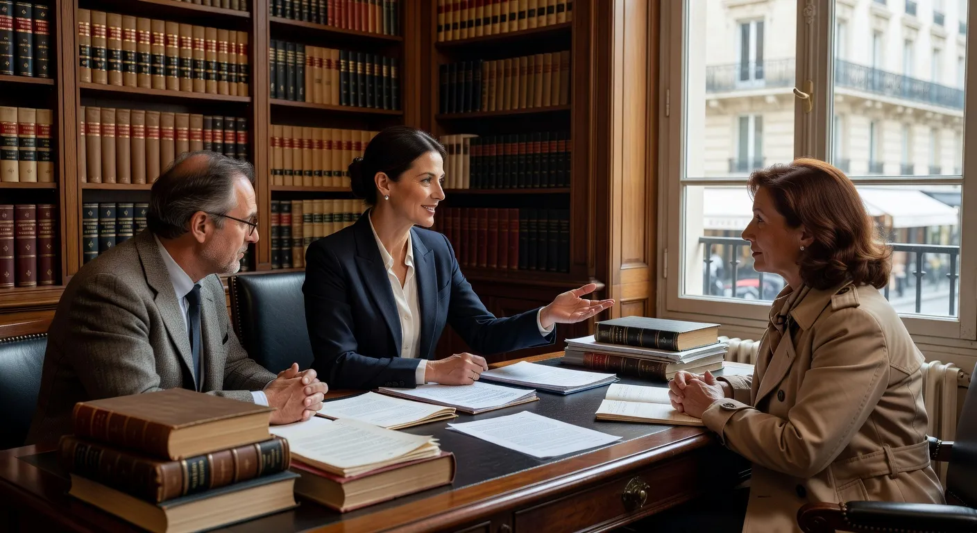 Consultation juridique dans un cabinet d'avocat à Paris