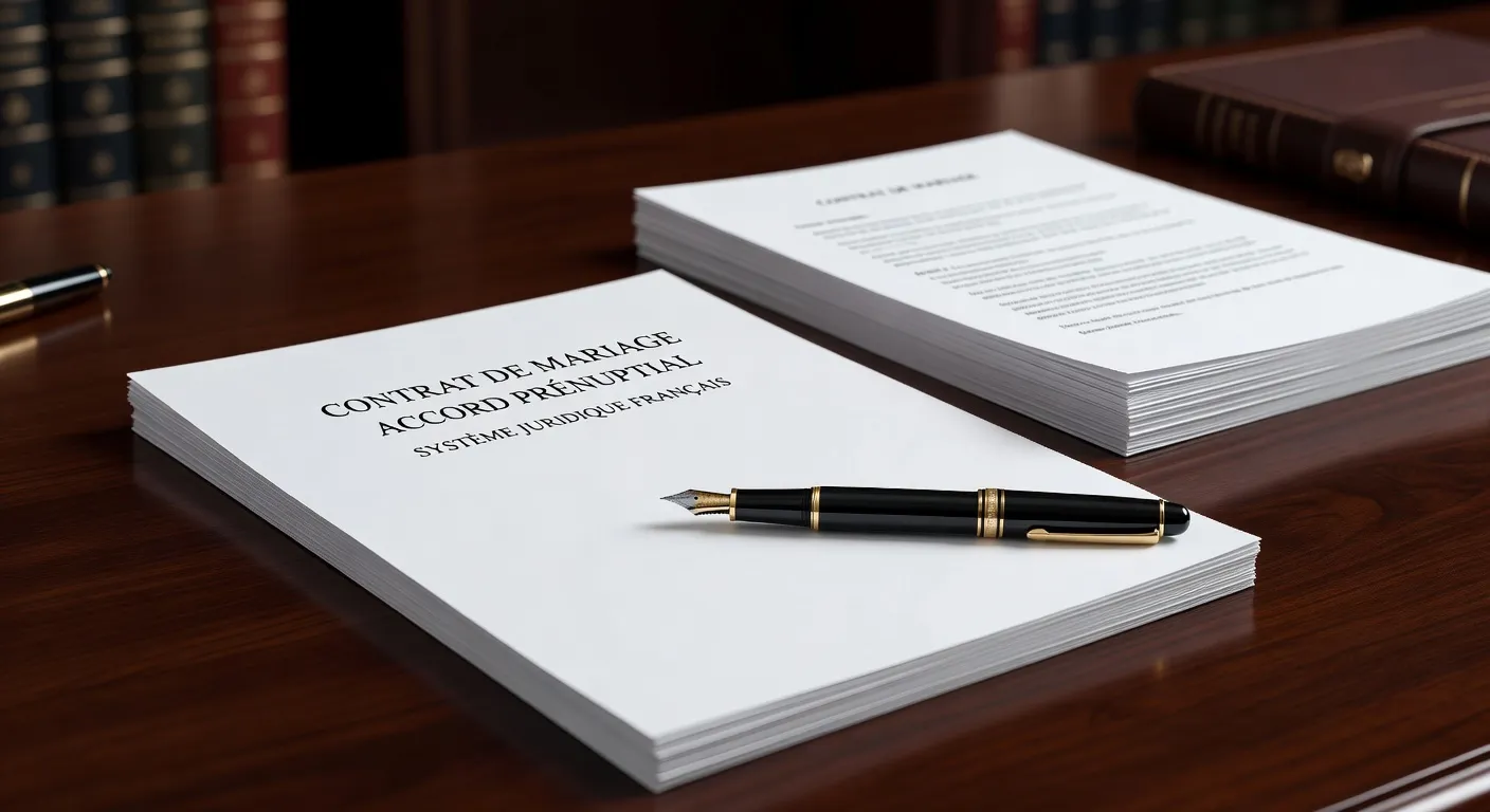 Documents légaux et contrat de mariage