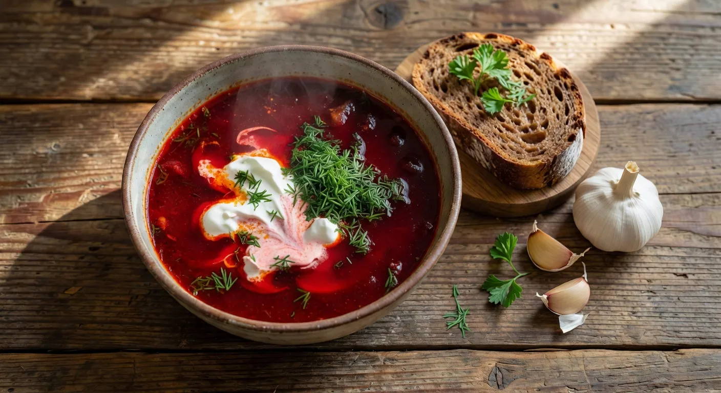 Histoire du bortsch : origines, variantes d'Europe de l'Est et recette traditionnelle