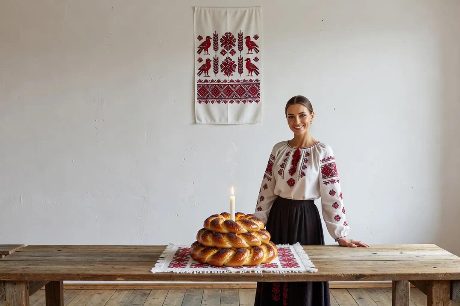 Kolach de Noël ukrainien : pain tressé à trois couronnes, recette (2026)